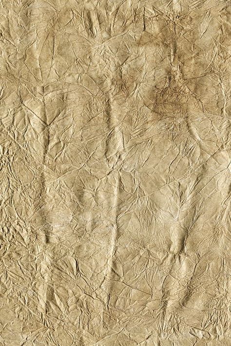 Old crumpled paper texture background, yellow design | free image by rawpixel.com / Ake Old Fabric Texture, Crumpled Paper Background, Crumpled Paper Textures, Crushed Paper, Paper Texture Background, Cut Out Art, Crumpled Paper, Yellow Design, Texture Abstract