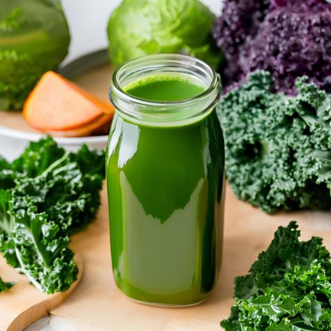 Kale Juice Recipe Beet Kale Juice Recipe, Juicing Recipes With Kale, Juicing Kale, Kale Shake, Kale Juice Recipes, Cannabutter Recipe, Kale Juice, Wellness Shots, Man Cooking