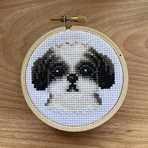 Shih Tzu cross stitch pattern PDF bundle Shih Tzu Embroidery | Etsy Shih Tzu Pixel Art, Small Dog Cross Stitch Pattern, Shih Tzu Cross Stitch Pattern, Chihuahua Cross Stitch Pattern Free, Black Pug Cross Stitch Pattern, Tiny Cross Stitch, Pixel Art Grid, Tiny Dogs, Cross Stitch Animals