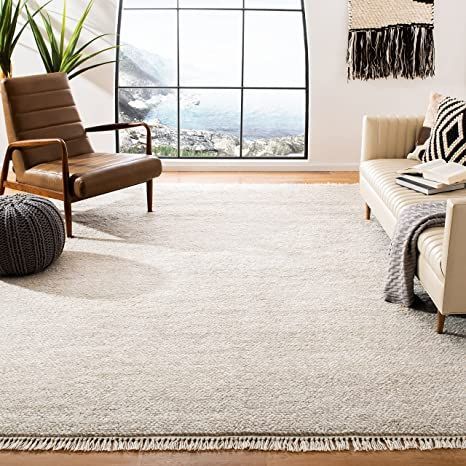 Safavieh Casablanca Shag Collection CSB529B Handmade Fringe Wool 0.8-inch Thick Area Rug, 8' x 10', Beige Safavieh Furniture, Rug Size Guide, Moroccan Area Rug, Malmo, Shag Area Rug, Rectangular Rugs, Beige Rug, Beige Area Rugs, Online Home Decor Stores