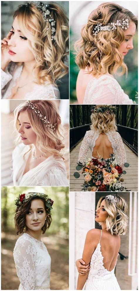 Wedding Hairstyles For Shoulder Length, Medium Length Wedding Hairstyles, Hairstyles For Shoulder Length, Hairstyles For Shoulder Length Hair, Bridal Hair Down, Wedding Hair Side, Wedding Hairstyles For Medium Hair, Bride Hairstyle, Wedding Hairstyles Medium Length