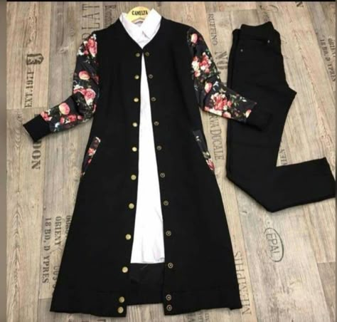 Stylish Short Dresses, Mode Abaya, Modesty Fashion, Trendy Dress Outfits, Muslim Girl, Trendy Fashion Tops, Beautiful Dress Designs, Muslim Fashion Outfits, Designer Dresses Casual