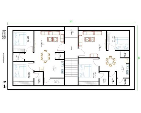 Onam Images, West Facing House, Apartment Plan, Indian House Plans, Apartment Plans, Indian Homes, House Plans, Kitchen Design, Floor Plans