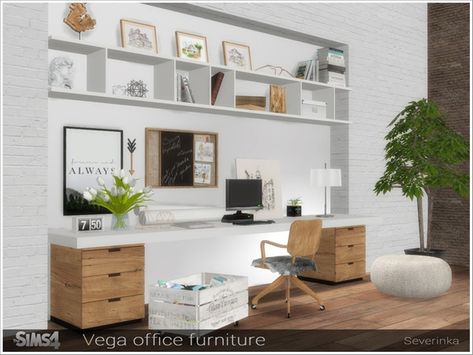 Vega Office Furniture Sims 4 Free Cc Decor, Sims4 Cc Office, The Sims 4 Cc Furniture Office, Sims 4 Severinka Cc, The Sims 4 Office Cc, Ts4 Office Cc, Sims 4 Cc Furniture Free Download, Sims 3 Furniture Cc, Sims 4 Office Ideas