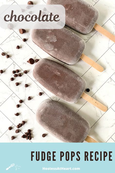 Fudgesicle Recipe, Fudge Popsicles, Homemade Chocolate Fudge, Healthy Fudge, Easy Popsicles, Fudge Pops, Fudge Bars, Homemade Fudge, Fudge Easy