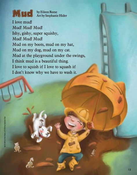 Poem On Rain In English, Forest Preschool, Preschool Poems, Daycare Lesson Plans, Songs For Toddlers, Classroom Songs, Rhymes Songs, School Songs, Enrichment Activities