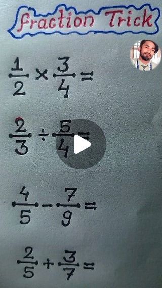 Unstoapablestudy0111 on Instagram: "Fractions" Fractions Made Easy, Teaching Fractions 4th Grade, Multiple Fractions, Fraction Tricks, Fractions Introduction, Fractions Addition, Maths Fractions, Add Fractions, Math Made Easy