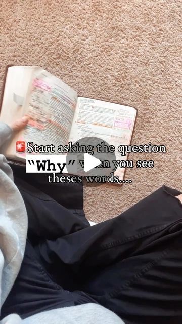 Nicole🫶🏻 |Bible Study Tips| on Instagram: "Let me Explain!👇🏻👇🏻

Start asking the question “WHY?” when you see words in scripture like:

- So that
- Because
- Since
- In Order that
- For (most of the time)

*You can even write in your Bible a “Y” as in “why?” after any of these words to help remind you that this scripture is answering a “WHY” question*
.
Let me give you an example!
- John 11:14-15
“Then Jesus told them plainly, ‘Lazarus has died, and for your sake I am glad that I was not there, so that you may believe. But let us go to him.’ “

- Notice any of those special connecting words, listed above, in this text? 
✨SO THAT✨

“So that” answers a WHY question. So let’s read this text again, but do it while asking the WHY question when it comes up… I’ll show you!!👇🏻

-John 11:14 Connecting Words, Bible Studies For Beginners, Why Questions, Study Resources, Thesis Writing, Bible Study Tips, Church Ideas, Bible Studies, Writing Help