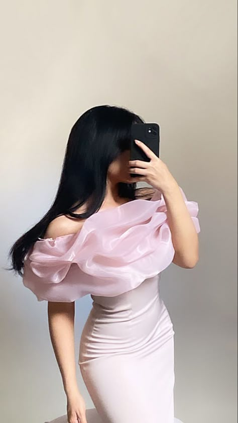 Pink Elegant Dress Classy, Pink Classy Dress, Satin Dress Outfit Classy, Pink Dress Classy, Dress For Marriage, Pink Mermaid Gown, فستان زهري, Soiree Dresses, Women Dresses Classy