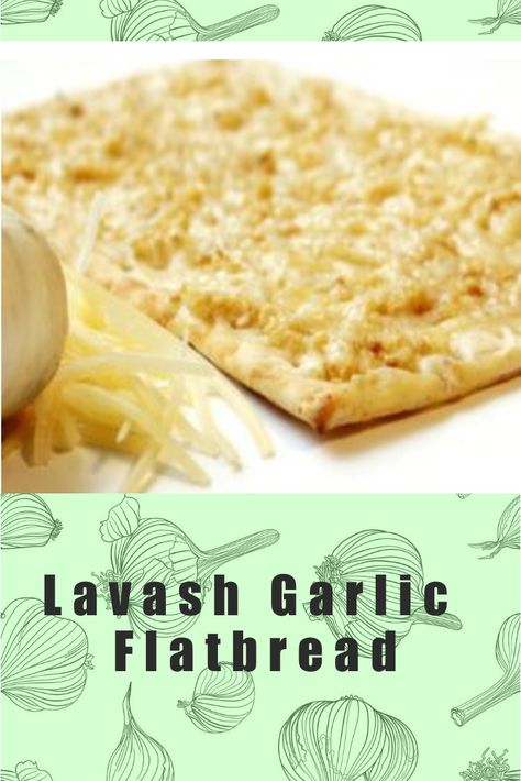 Garlic-covered Lavash is the perfect side dish or appetizer. Simple and delicious! Joseph Lavish Bread Recipes Keto, Ww Lavish Bread Recipes, How To Use Lavash Bread, Gluten Free Lavash Bread, Lavash Pizza Recipes, Lavish Bread Crackers, Keto Lavish Bread Recipes, Keto Lavash Bread Ideas, Lavosh Recipe Ideas