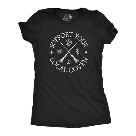 It's Hard For A Witch Out Here. They Need Your Support! Ghost Socks, Halloween Tee Shirts, Sarcastic Shirts Funny, Funny Shirts Women, Dog Funny, Funny Tee Shirts, Novelty Clothing, Sarcastic Shirts, Crazy Dog