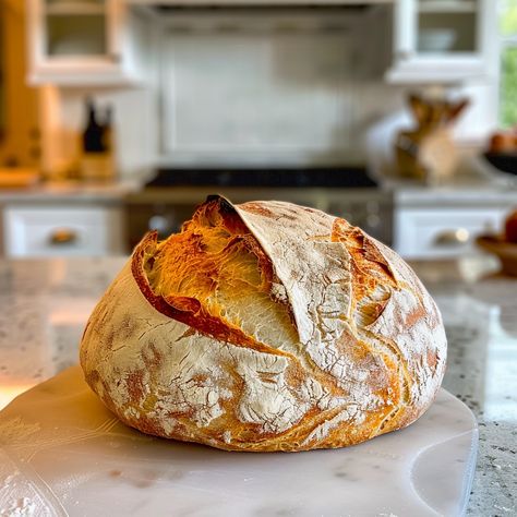 Artisan Bread Recipe Weekly Bread Recipe, Artisan White Bread, Crusty Artisan Bread Recipe, Best Artisan Bread Recipe, Scoring Artisan Bread, Artesian Bread Recipe, Olive Oil Bread Recipe, Artisan Bread Recipes Dutch Oven, Quick Artisan Bread