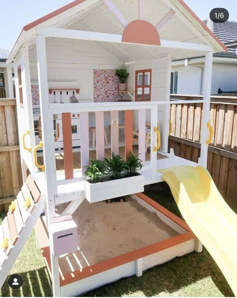 Kids House Garden, Kids Cubby Houses, Kids Cubbies, Outdoor Play Space, Kids Backyard Playground, Small Backyard Design Ideas, Backyard Design Ideas Budget, Play Area Backyard, Backyard Kids Play Area