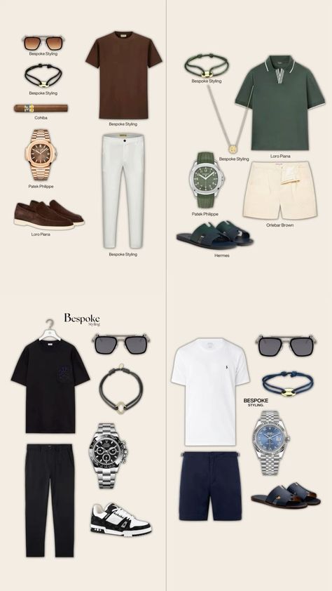 men luxury lifestyle aesthetic Old Money Essentials Men, Loro Piana Summer Walk Men, Casual Old Money Outfit Men, Old Money Men Aesthetic, Old Money Jewelry Men, Old Money Aesthetic Men, Men Sunglasses Aesthetic, Old Money Summer Outfits Men, Old Money Style Men