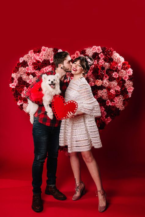 Air Nature, Photo Studio Design, Valentine Backdrop, Keiko Lynn, Family Valentines Day, Valentine Photo Shoot, Frame Props, Valentine Picture, Valentines Day Photos