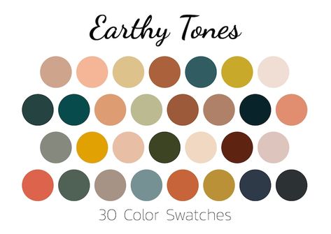 Earthy Tones, Color Swatches, Color Palette, iPad - Etsy Swatches Color, Purple Color Palette, Minimalist Wardrobe Capsule, Earth Tone Color Palette, Earth's Core, Earth Tone Color, Earthy Color Palette, Electronics Design, Earthy Colors