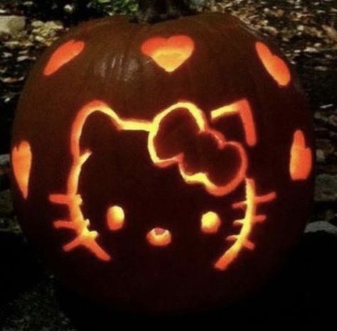 Kitty Pumpkin, Hello Kitty Pumpkin, A Pumpkin, Pumpkin Carving, To Look, Hello Kitty, Carving, Kitty, Halloween