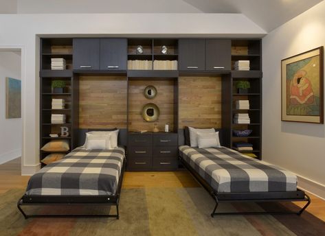 Bedroom Murphy Bed, Custom Closet Cabinets, Wall Bed Designs, Teen Boys Room, Storage Solutions Closet, Wall Beds, Big Beds, Teen Boy Bedroom, Murphy Beds