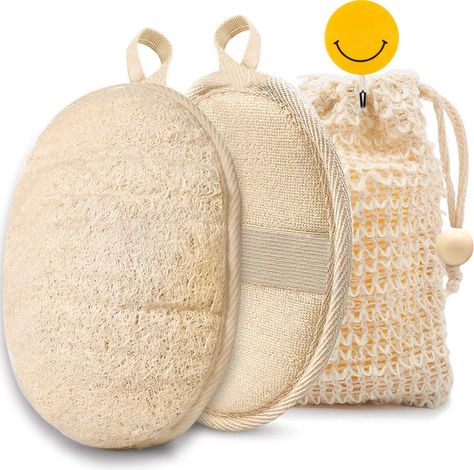 Eco Friendly Bathroom Products, Drying Loofah, Body Loofah, Light Pink Loofah Pack, Soap Loofah, Natural Loofah Sponge, Shower Loofah, Exfoliating Loofah, Exfoliating Sponge