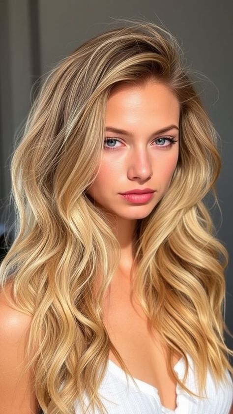 The Ultimate Guide to Beachy Waves for Every Hair Type Beachy Waves Long Hair, Long Hair Beach Waves, California Blonde Hair, Beach Waves Long Hair, Ethereal Hair, California Blonde, Wavy Or Curly Hair, Beachy Waves Hair, Long Hair Waves