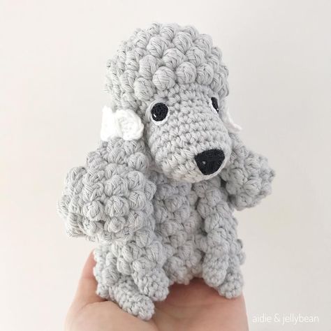 Poodle Pattern, Crochet Dogs, Yarn Dolls, Crochet Abbreviations, Diy Projects For Beginners, Trendy Crochet, Poodle Puppy, Pattern Tutorial, Crochet Dog