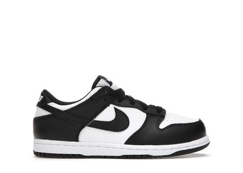 Women's Nike Dunk Low Retro Sneakers in White/Black Nike Low Dunk, Black And White Models, White Nike Shoes, Nike Shoes Girls, Black And White Nikes, Pleaser Shoes, Mens Nike Shoes, Cute Nikes, Black Shoes Women