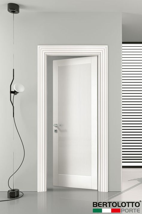 Lacquered Door Interior, White Door With Glass Design, Door Design Modern White Colour, White Bedroom Door Design, White Interior Doors Modern, Room Door Colour, White Main Door, Room Doors Bedrooms, Doors Interior Modern Luxury