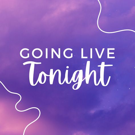 Going live graphic Going Live Tonight On Facebook, Going Live Graphic, Going Live Tonight, Going Live, Live Show, Social Media, Collage, Media, Pins