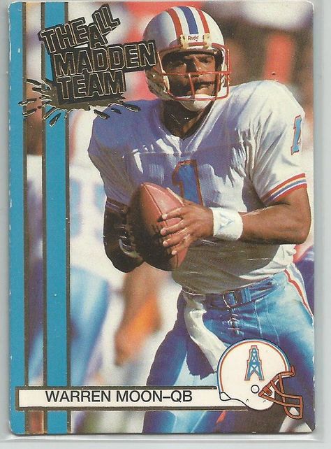 Warren Moon, Houston Oilers, Nfl History, Tennessee Titans, Football Cards, Nfl Teams, First Class, Tennessee, Cool Pictures