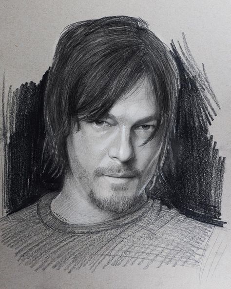 The Walking Dead Drawings, Daryl Dixon Comic, Walking Dead Drawings, Twd Fanart, Working Dead, Twd Art, Freehand Drawing, The Sketchbook, Architecture Drawing Art