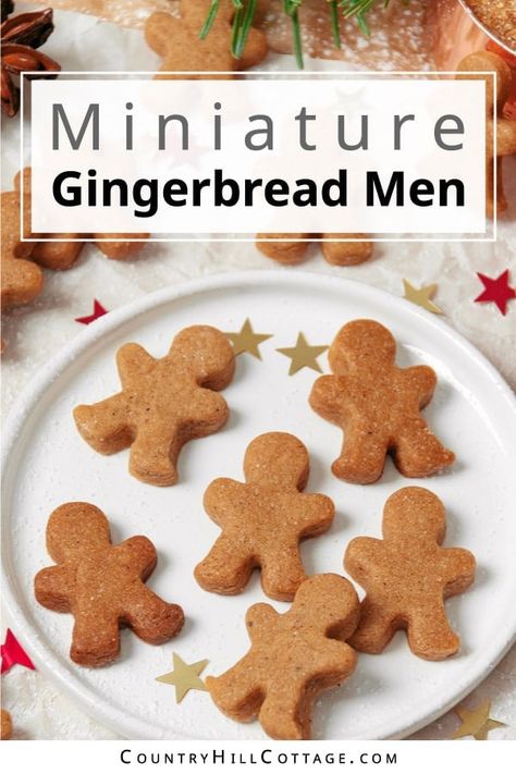 Tiny Cookies, Gingerbread Man Cookie Recipe, Applesauce Cookies, Gingerbread Man Recipe, Easy Gingerbread Cookies, Best Gingerbread Cookies, Gingerbread Cookie Dough, Small Batch Cookies, Chewy Gingerbread Cookies