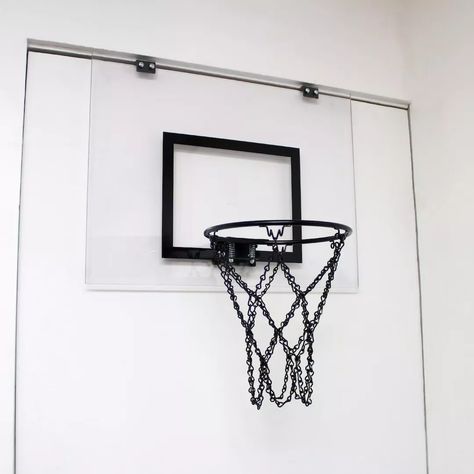 21x16 Clear W/black Hoop Mini Basketball Hoop Wall Decor Man Cave Office Basketball Hoop Customiz... | Etsy (US) Basketball Hoop In Bedroom, Basketball Hoop For Bedroom, Cb2 Basketball Hoop, Office Basketball Hoop, Basketball Hoop Wall, Basket Ball Hoop In Bedroom, Tilly Upholstered Bed, Wall Decor Man Cave, Hoop Wall Decor