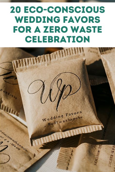 Zero Waste Wedding Favors: 20 Eco-Friendly Ideas to Try Wedding Party Favor Ideas, Sustainable Wedding Favors, Zero Waste Wedding, Personalized Wood Coasters, Eco Friendly Wedding Favors, Memorable Wedding Favors, Diy Beeswax Wrap, Herb Wedding, Seed Packets Favors