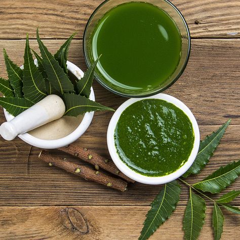 Neem Oil Benefits for Hair & Skin: How to Use Neem Oil for Acne? | VOGUE India | Vogue India Neem Benefits, Neem Leaves, Neem Powder, Safe Makeup, Hair Butter, Dandruff Remedy, Herbal Soap, Food Box Packaging, Improve Hair Growth