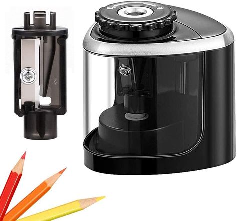 Portable Classroom, Electric Sharpener, Electric Pencil Sharpener, Pencil Shavings, Wooden Numbers, Pencil Sharpeners, School Pencils, Home Black, Classroom Supplies