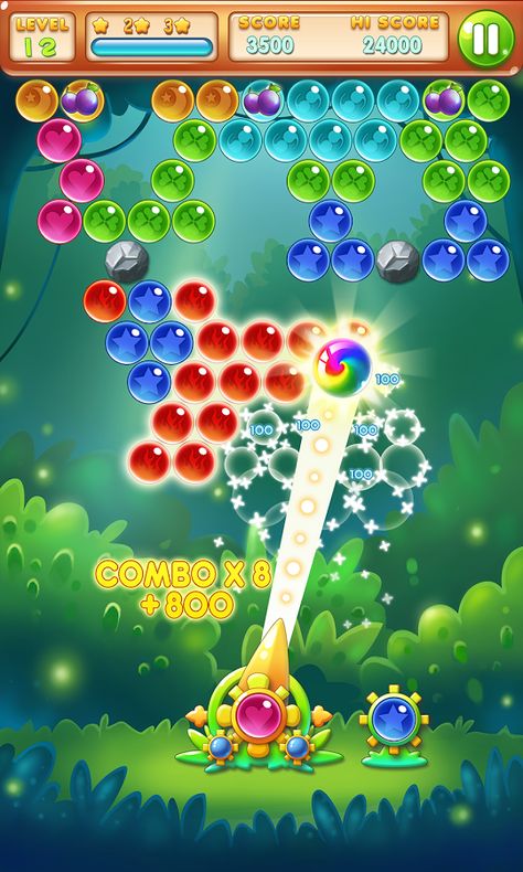 Bubble Shooter Game, Puzzle Game App, Bubble Levels, Bubble Games, Map Games, Game 2d, Bubble Shooter, Small Games, Tile Games