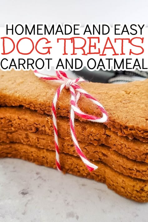 Homemade Dog Treats Oatmeal, Carrot Treats For Dogs, Peanut Butter Carrot Dog Treats, Carrot Cake Dog Treats, Carrot Dog Treats Recipes, Peanut Butter And Carrot Dog Treats, Apple And Carrot Dog Treats, Carrot Dog Biscuits, Oatmeal Dog Treats