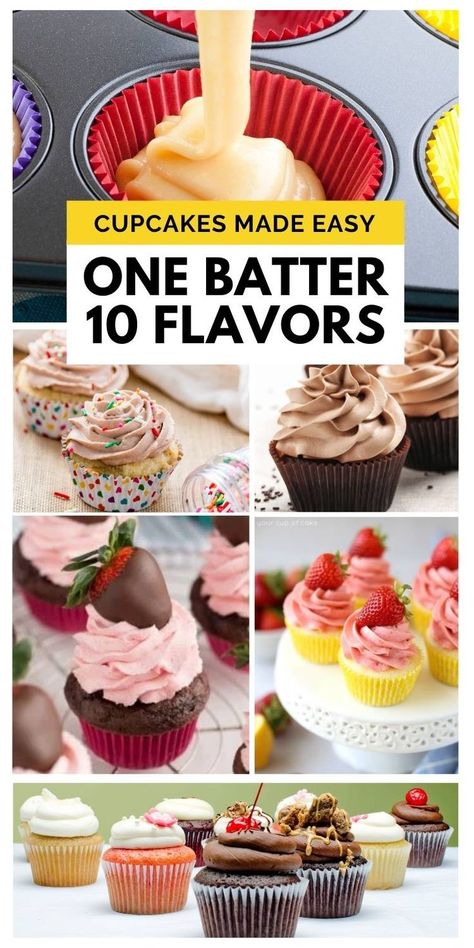 #cupcakes #cakebatter #cakebutteruses #dessertrecipe #desserts Cake Batter Recipes, Home Made Cupcakes, Craving Chocolate, Make Cupcakes, 10 Cake, Batter Recipe, Homemade Cupcakes, One Cake, Simple Cake