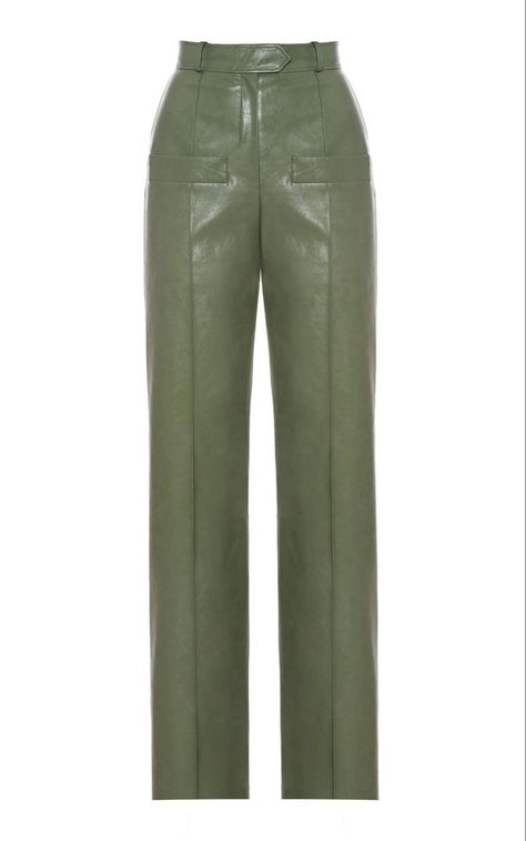 Vegan Leather Pants, Green Pants, Mode Inspiration, Dream Clothes, Moda Operandi, Aesthetic Clothes, Pretty Outfits, Fashion Collection, Fashion Inspo Outfits