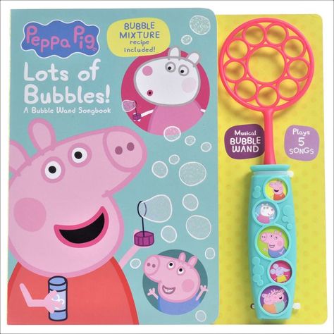 Peppa Pig Books, Peppa Pig House, Bubble Mixture, Mixture Recipe, Peppa Pig George, Minnie Mouse Toys, Bottle Gift Tags, Peppa Pig Toys, Best Christmas Toys