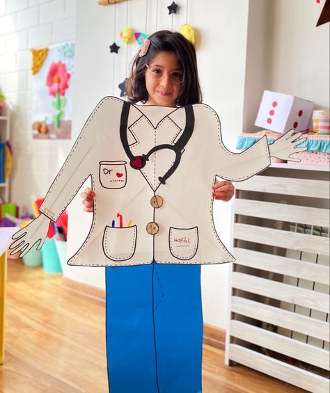 Preschool activity Doctor Activities For Preschool, Zanimanja Ljudi, Activities For Preschool, Doctors Day, Notice Board, Preschool Activity, Pre School, Creative Art, Art For Kids