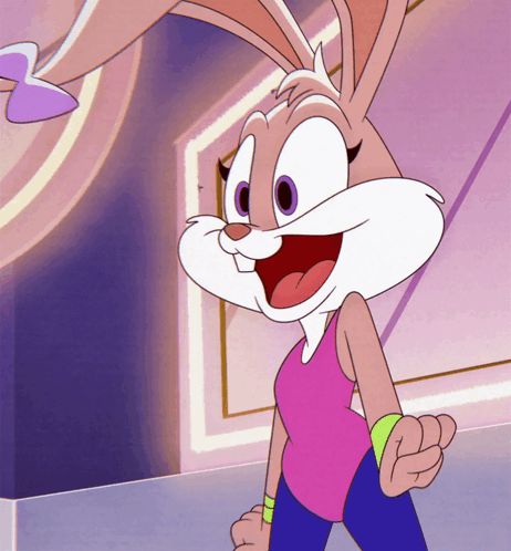 babs-bunny-tiny-toons-looniversity-cartoon-80s-workout-dance Babs Bunny, Looney Tunes Space Jam, Tiny Toon Adventures, Art Nostalgia, Talking Tom And Friends, Tiny Toons, Tom And Friends, Nostalgia Art, Character Profiles