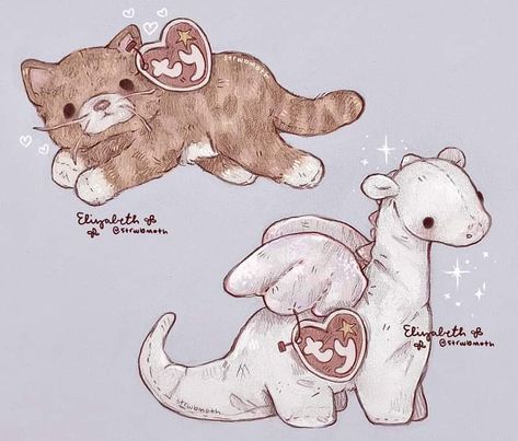 Weird Cute Art, Stuffed Animal Illustration, Bunny Plushie Drawing, Holding Stuffed Animal Reference, Stuff To Draw Cute, Stuffed Animal Drawing, Stuffed Animal Tattoo, Animal Doodles, Little Drawings