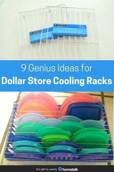 With this cheap Dollar Store find you can make all sorts of helpful organizers! Caravan Storage, Storage Hanging, Cooling Racks, Dollar Store Hacks, Spice Racks, Organisation Hacks, Genius Ideas, Dollar Store Organizing, Storage Hacks