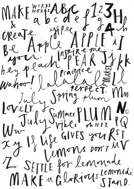 Clair Rossiter Sketchbook page, hand lettering , ink, type, design, print, pattern, typography Hand Written Text Graphic Design, Nature Lettering Typography, Hand Drawn Typography Poster, Chaos Typography Design, Type Pattern Typography, Hand Rendered Typography, Typography Pattern Design, Hand Rendered Type, Hand Written Typography