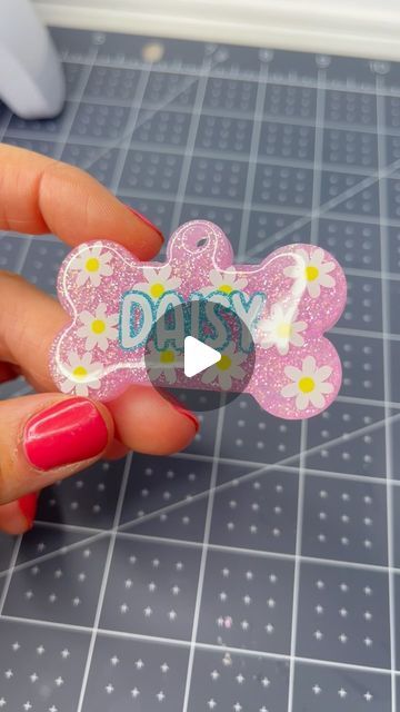 MADE BY AMANDA♡🐾☆ on Instagram: "@michaelsstores have everything you need to upgrade your pets tag🐾 
•
#MichaelsMakers #MakeitwithMichaels #everythingtocreateandmore" Diy Dog Name Tag, Resin Dog Tags Diy, Pet Tags Diy, Diy Dog Tag, Dog Tags Diy, Resin Pet Tag, How To Make Glitter, Dog Name Tags, Resin Projects