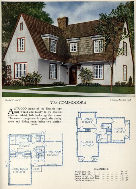 American home designs - The Commodore - Click Americana 2 Story Colonial, American Home Design, Farmhouse Layout, Vintage Floor Plans, 1920s House, Sims 4 House Plans, Sims 4 House Building, Vintage House Plans, Casas The Sims 4