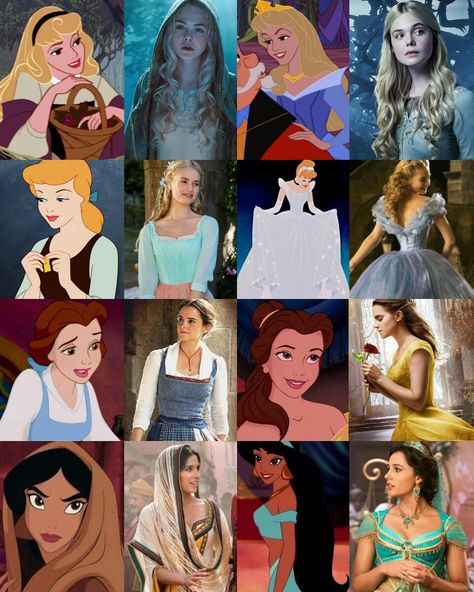 Disney All Princess, Disney Princess New Look, Disney Princesses As Marvel Characters, Live Action Disney, Disney Princess Live Action, Disney Characters Live Action, All Disney Princesses Together, All Desniy Princess, Live Action Disney Princesses