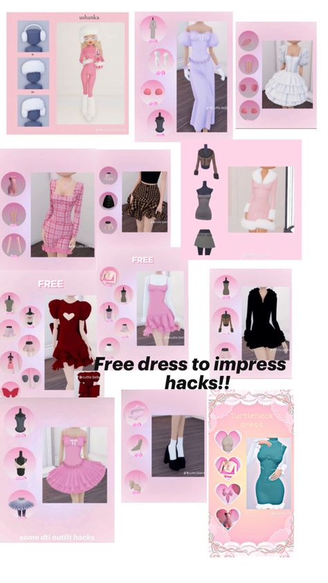 Free dress to impress hacks!!!!!💖 Cute Layered Outfits, Fancy Dress Code, Dress Impress, Simple Outfits For School, Code Roblox, Roblox Dress, Outfit Hacks, Poppy Dress