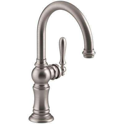 Artifacts Swing Spout Single-Handle Standard Kitchen Faucet in Vibrant Stainless Kohler Artifacts Kitchen Faucet, Kohler Kitchen Faucet, Bathroom Plumbing Fixtures, Cape Kitchen, Kohler Faucets, Kohler Artifacts, High Arc Kitchen Faucet, Bar Sink Faucet, Whole House Remodel